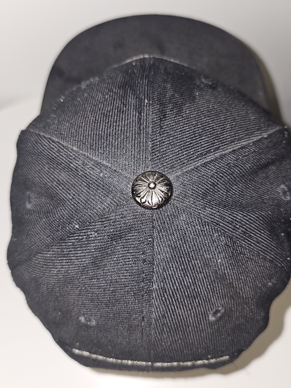 🔥 Chrome Hearts Baseball Cap Horseshoe Embroidery Y2k Grunge Skater - Picture 4 of 5